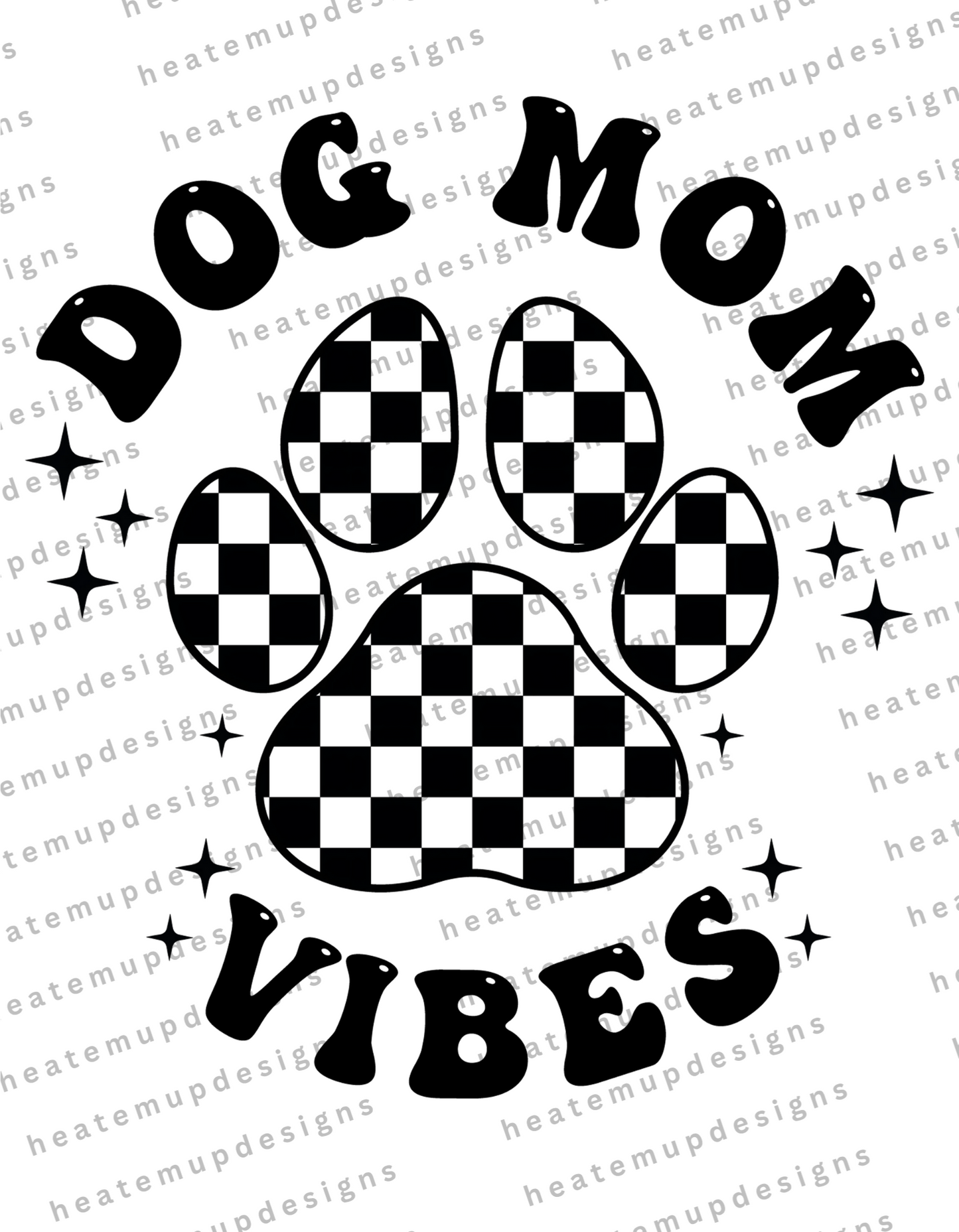 Build Online - Checkered Dog Mom Vibes