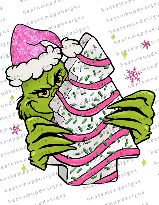 Build Online - Grinch Zebra Cake