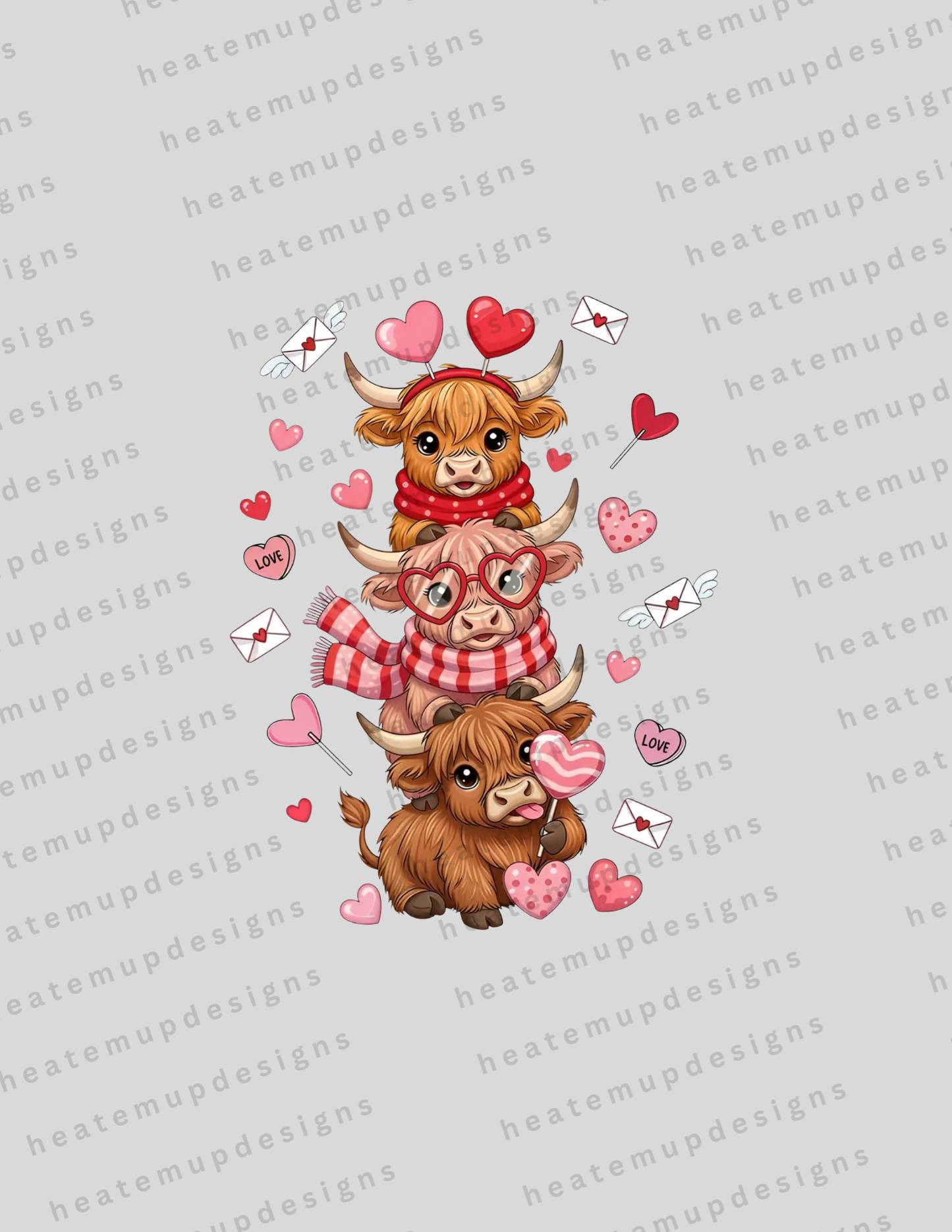 Build Online - Stacked Valentine Cows