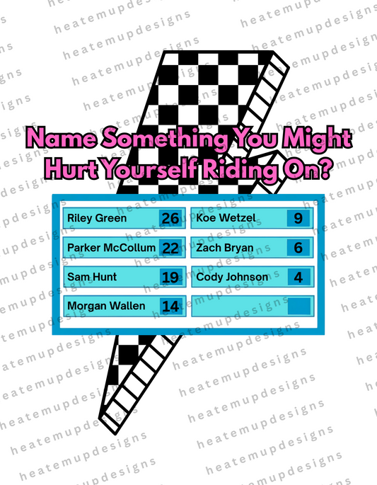 Build Online - Name something you might hurt yourself riding on