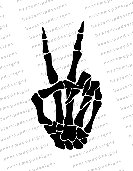 Build Online - Skeleton Peace Hand (POCKET)