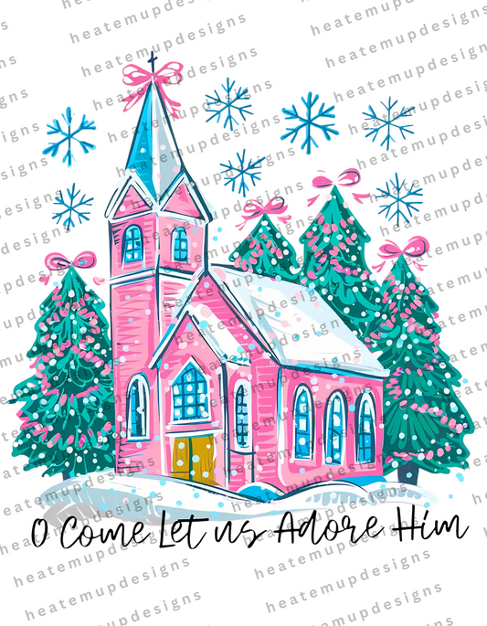 Build Online - Pink Church O Come Let us Adore Him