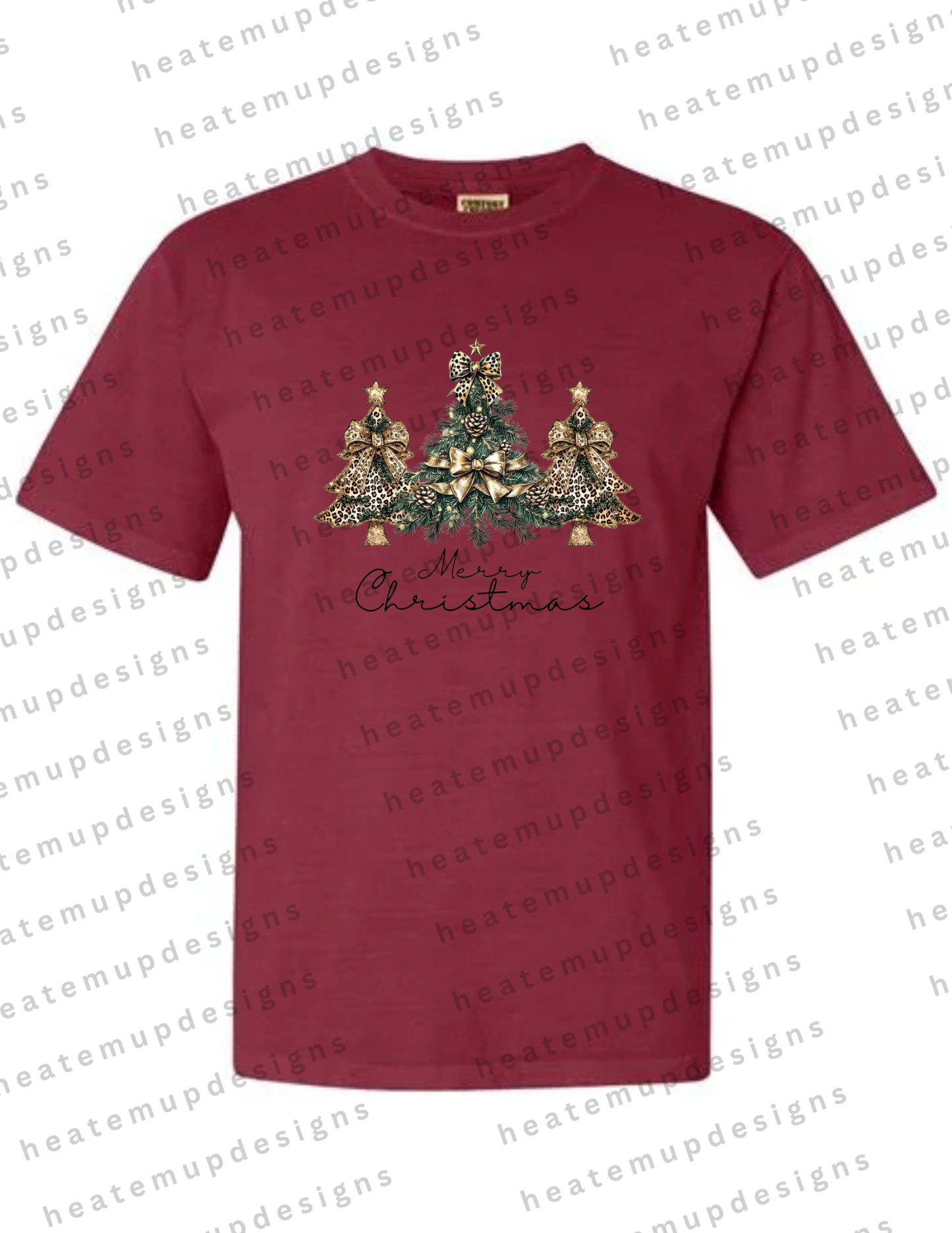 Build Online - Merry Christmas Cheetah Trees