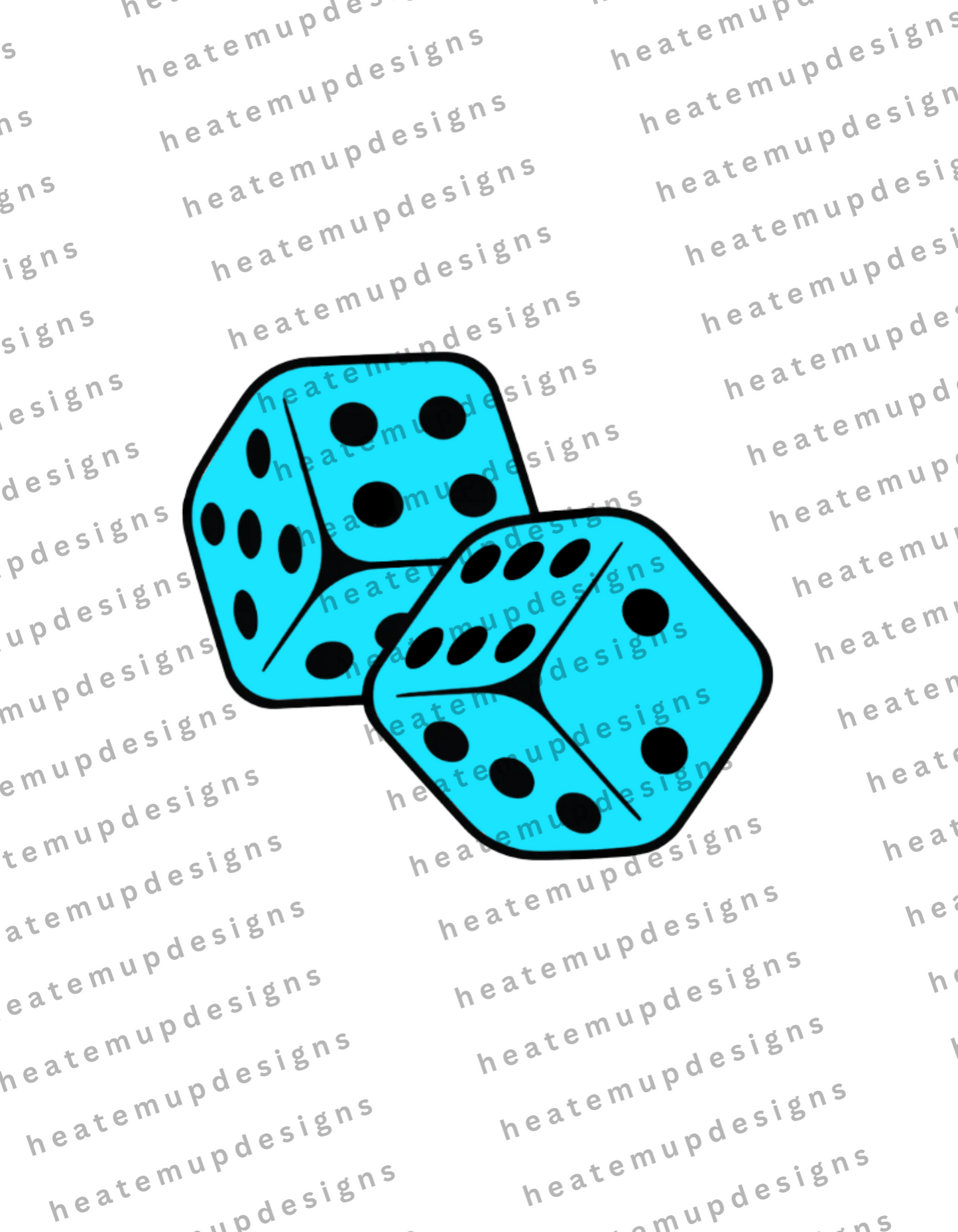 Build Online - Teal Dice (POCKET)