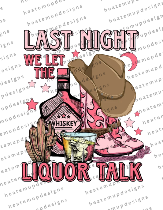Build Online -Last night we let the liquor talk