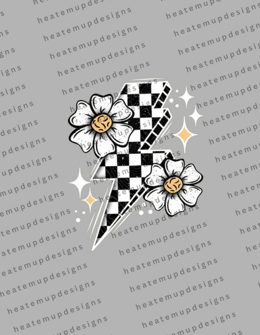 Build Online - Floral Lightning Bolt (POCKET)