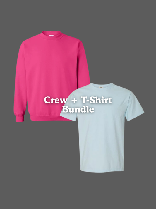 Crewneck and T-Shirt Bundle - 3XL