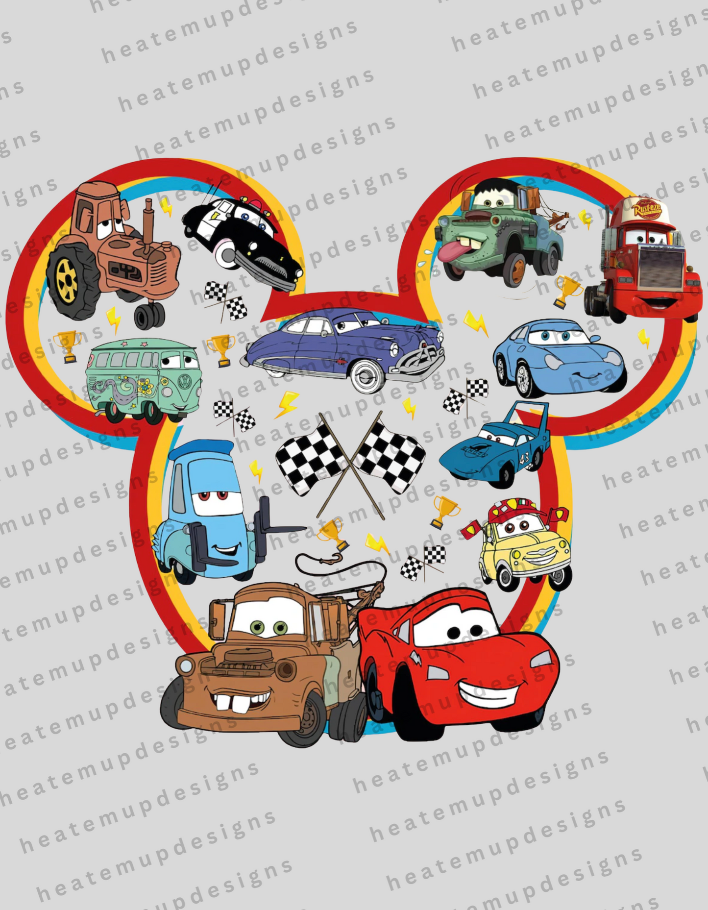 Build Online - Cars Disney Head